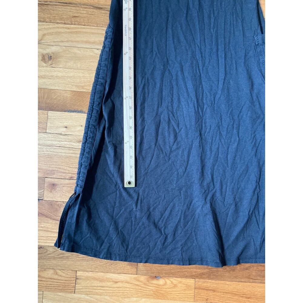 Toad & Co L83606 Womens Black Rosemarie V Neck Side Tie Knit Dress Size Small - Picture 6 of 7